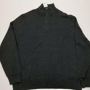 NWT J.Crew Gray Long Sleeve Pulover Sweater XL